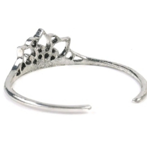 *LAST ONE* Boho Lotus Flower Cuff Bracelet - Picture 3 of 6